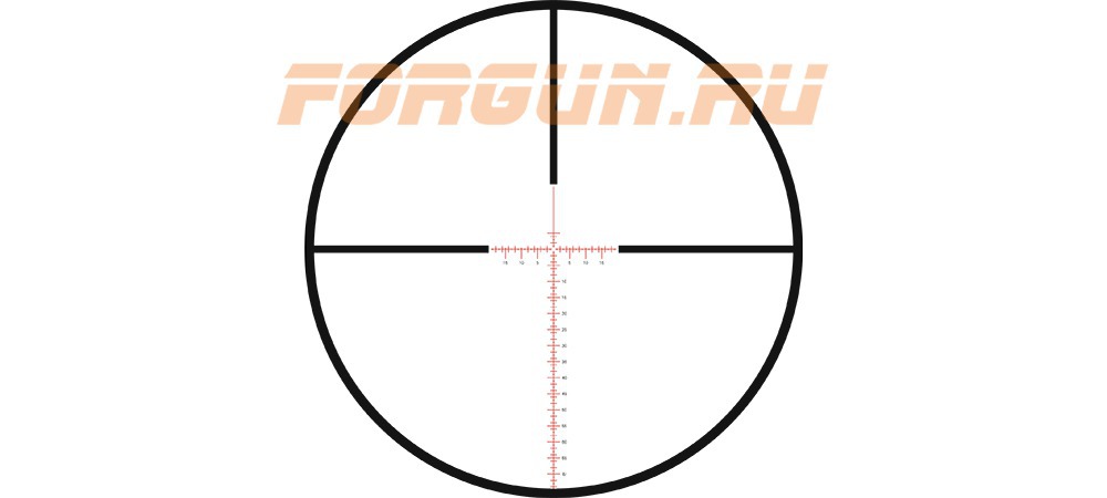 Сетка MOAK в прицеле Kahles K525i 5-25x56, MOAK, ¼ MOA, CCW, лев. (10645)